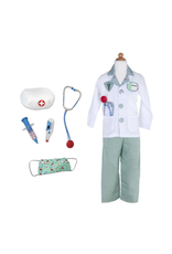Creative Education (Great Pretenders) Costume Green Doctor Set Includes 8 Accessories(Size 5-6)