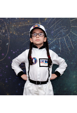 Creative Education (Great Pretenders) Costume Astronaut Jumpsuit Set with Hat and ID Badge (Size 5-6)