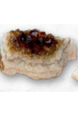 Squire Boone Village Rock/Mineral - Citrine Druse (Large 2-3"; Sizes and Colors Vary; Sold Individually)