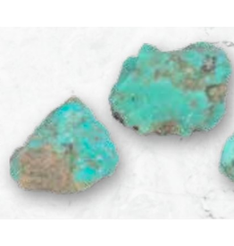 Squire Boone Village Rock/Mineral - Turquoise Rough (Small, 3/4"; Sizes and Colors Vary; Sold Individually)
