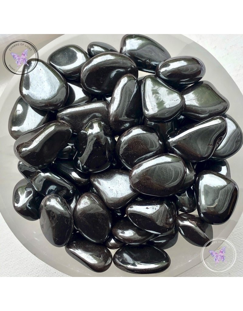 Squire Boone Village Rock/Mineral Tumbled - Hematite (Jumbo; Colors Vary; Sold Individually)