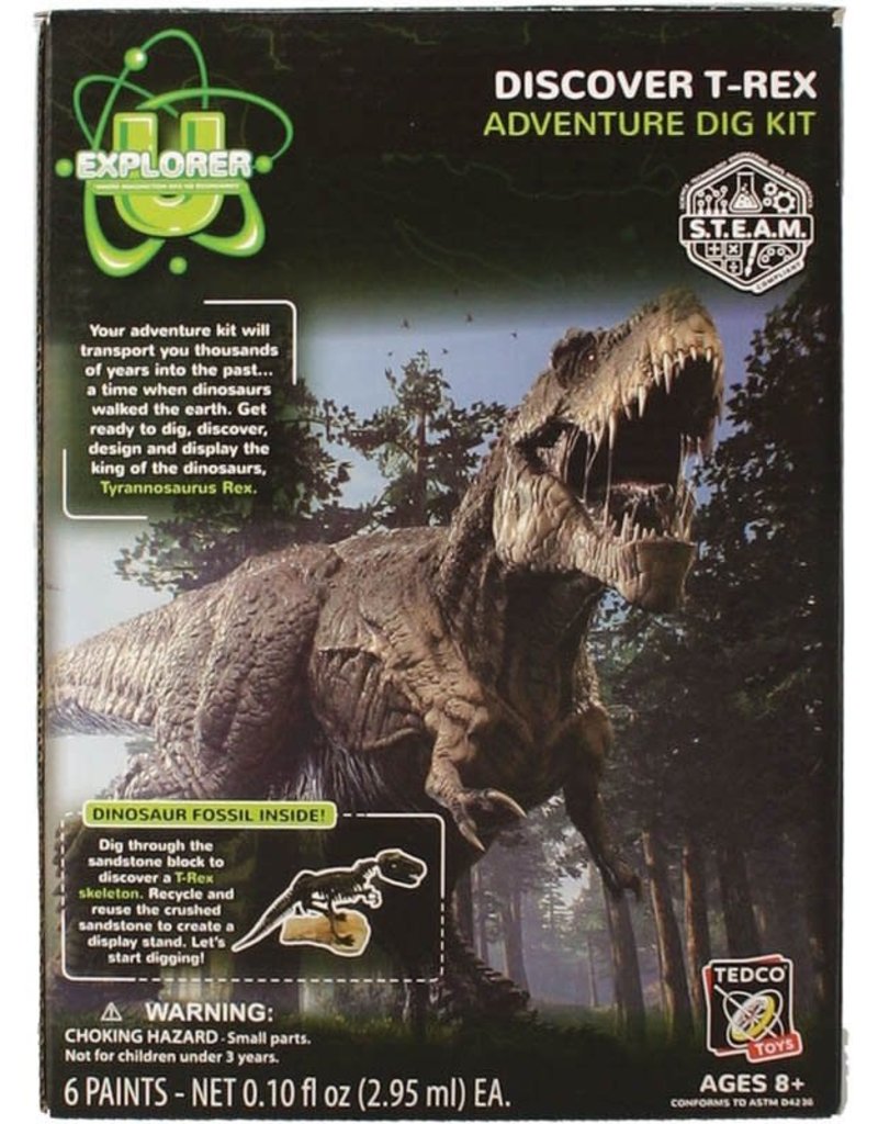 Tedco Toys Dig Kit T-Rex Discover