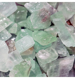 Squire Boone Village Rock/Mineral Green Calcite (Sizes and Colors Vary; Sold Individually)