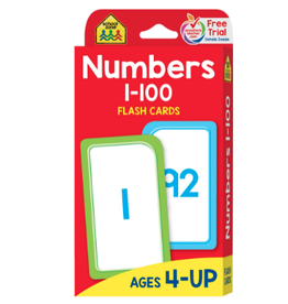 School Zone Educational Flash Cards Numbers 1-100