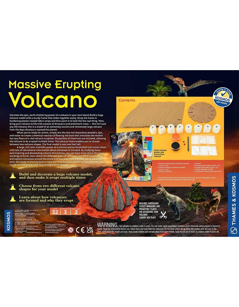 Thames & Kosmos Science Kit Massive Erupting Volcano