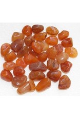 Squire Boone Village Rock/Mineral - Tumbled - Carnelian Agate (Sizes and Colors Vary; Sold Individually)
