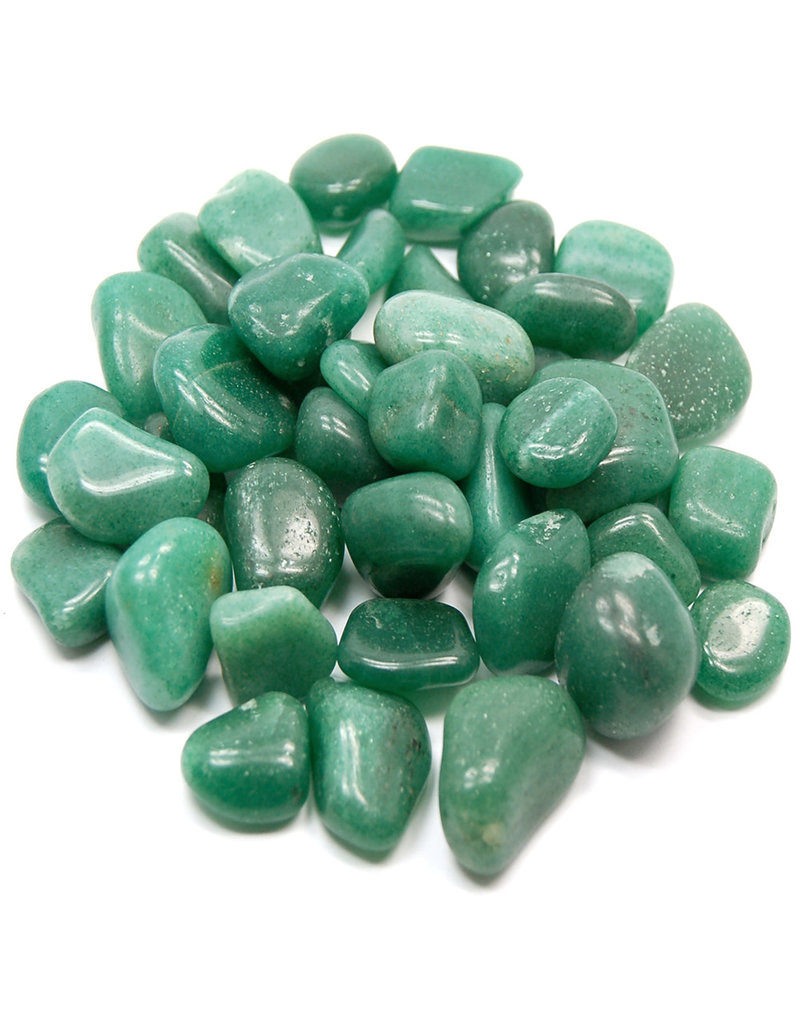 Squire Boone Village Rock/Mineral - Green Adventurine, Tumbled (Sizes and Colors Vary; Sold Individually)