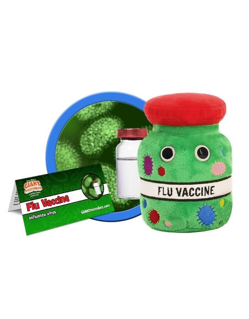 Giant Microbes Plush Giant Microbes Flu Vaccine