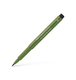 Faber-Castell Art Supplies Pitt Artist Pen - Brush (B) Nib - Chromium Green Opaque (174)