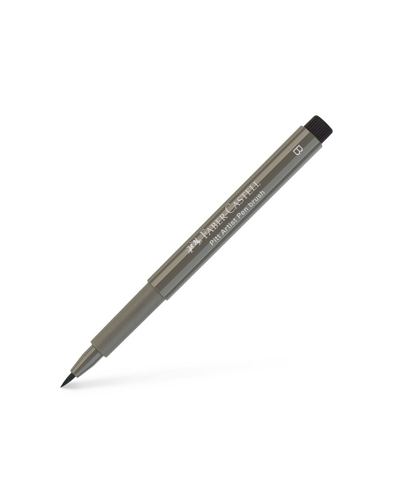 Faber-Castell Art Supplies Pitt Artist Pen - Brush (B) Nib - Warm Grey IV (273)