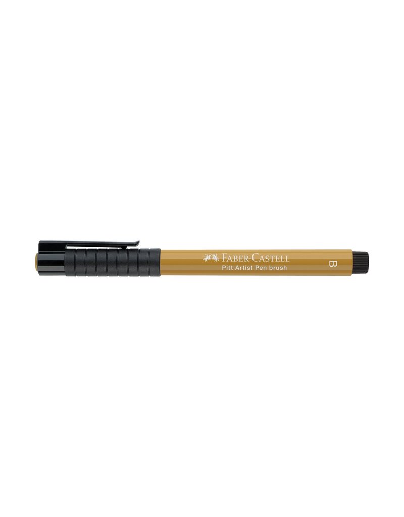 Faber-Castell Art Supplies Pitt Artist Pen - Brush (B) Nib - Green Gold (268)