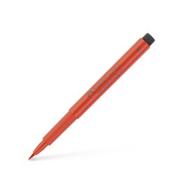 Faber-Castell Art Supplies Pitt Artist Pen - Brush (B) Nib - Scarlet Red (118)