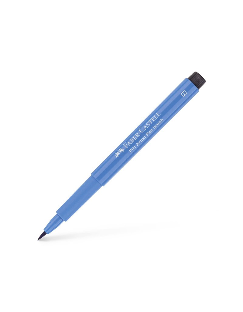 Faber-Castell Art Supplies Pitt Artist Pen - Brush (B) Nib - Ultramarine (120)