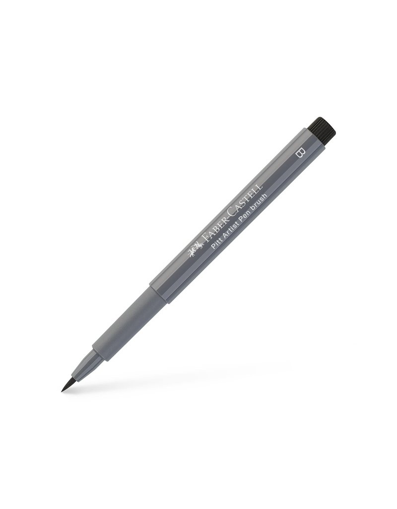 Faber-Castell Art Supplies Pitt Artist Pen - Brush (B) Nib - Cold Grey IV (233)