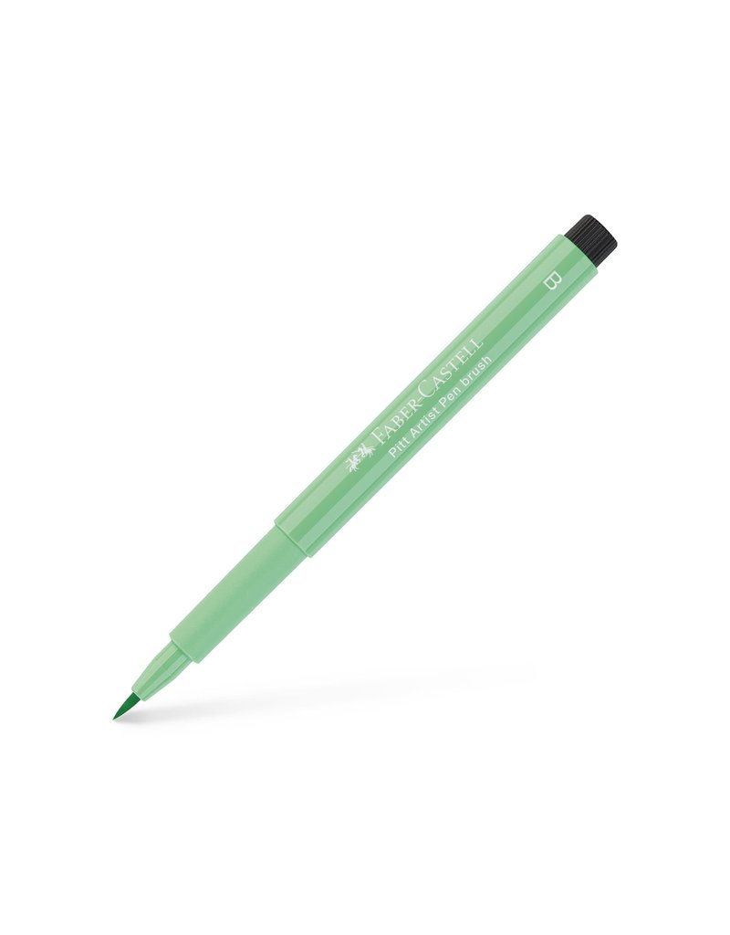 Faber-Castell Art Supplies Pitt Artist Pen - Brush (B) Nib - Light Phthalo Green (162)