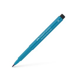 Faber-Castell Art Supplies Pitt Artist Pen - Brush (B) Nib - Cobalt Turquoise (153)