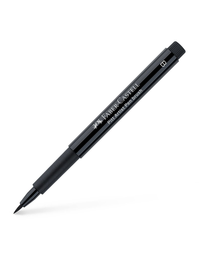 Faber-Castell Art Supplies Pitt Artist Pen - Brush (B) Nib - Black (199)