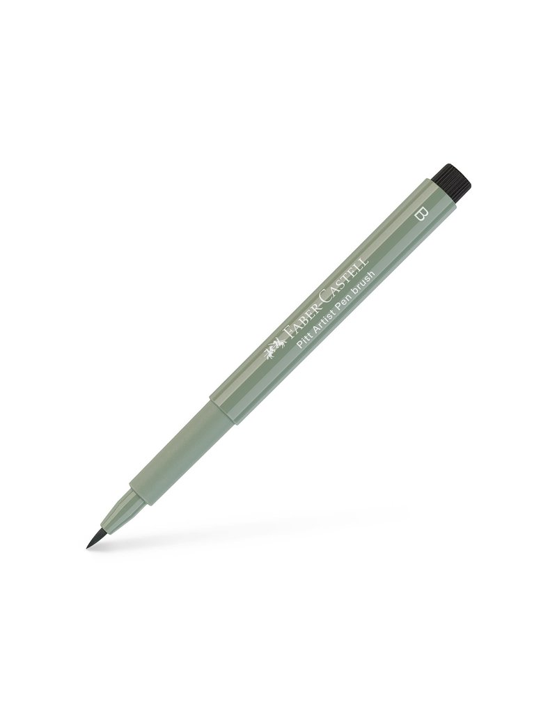 Faber-Castell Art Supplies Pitt Artist Pen - Brush (B) Nib - Earth Green (172)