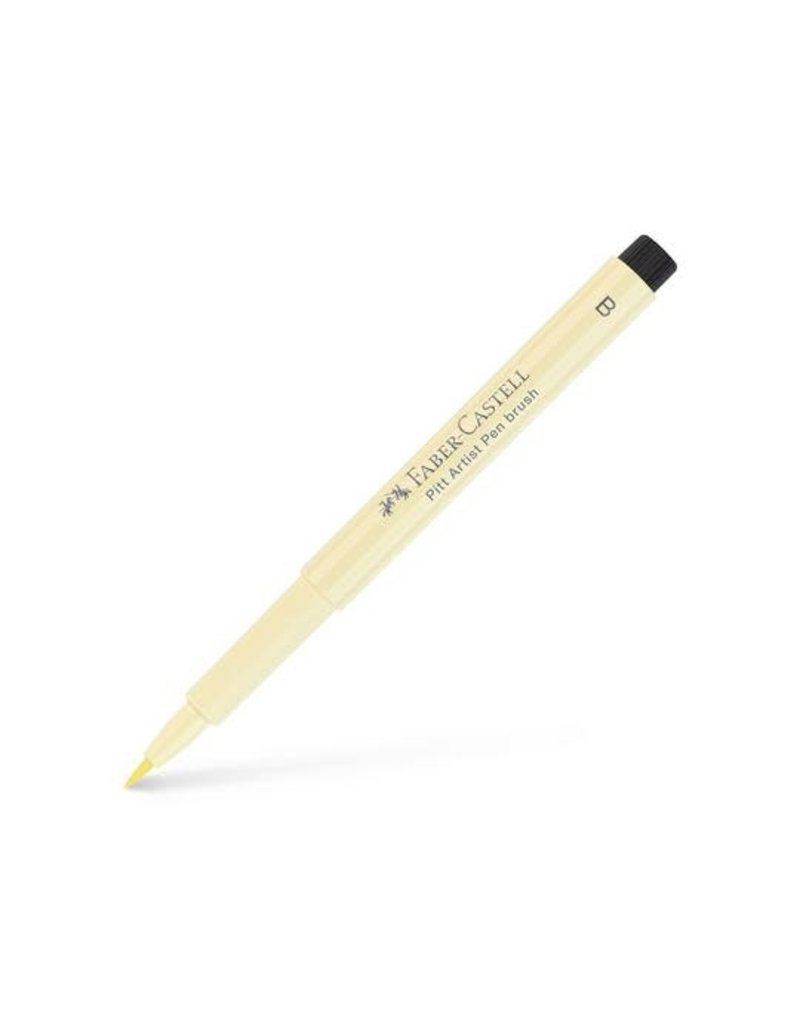Faber-Castell Art Supplies Pitt Artist Pen - Brush (B) Nib - Ivory (103)
