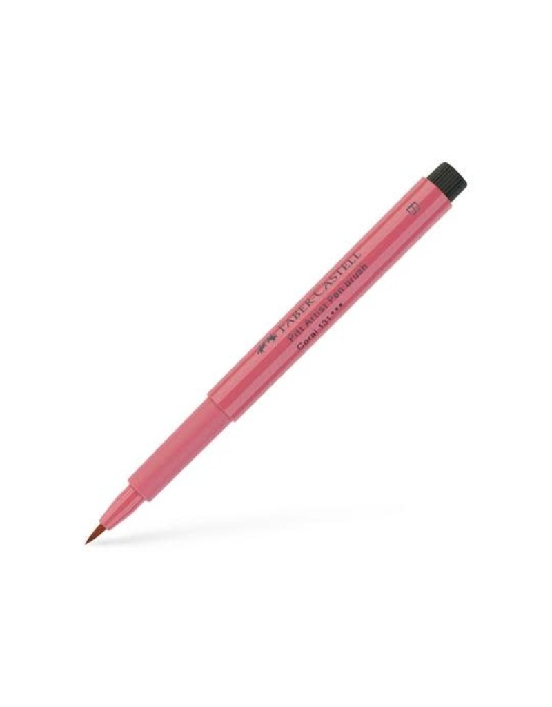 Faber-Castell Art Supplies Pitt Artist Pen - Brush (B) Nib - Coral (131)