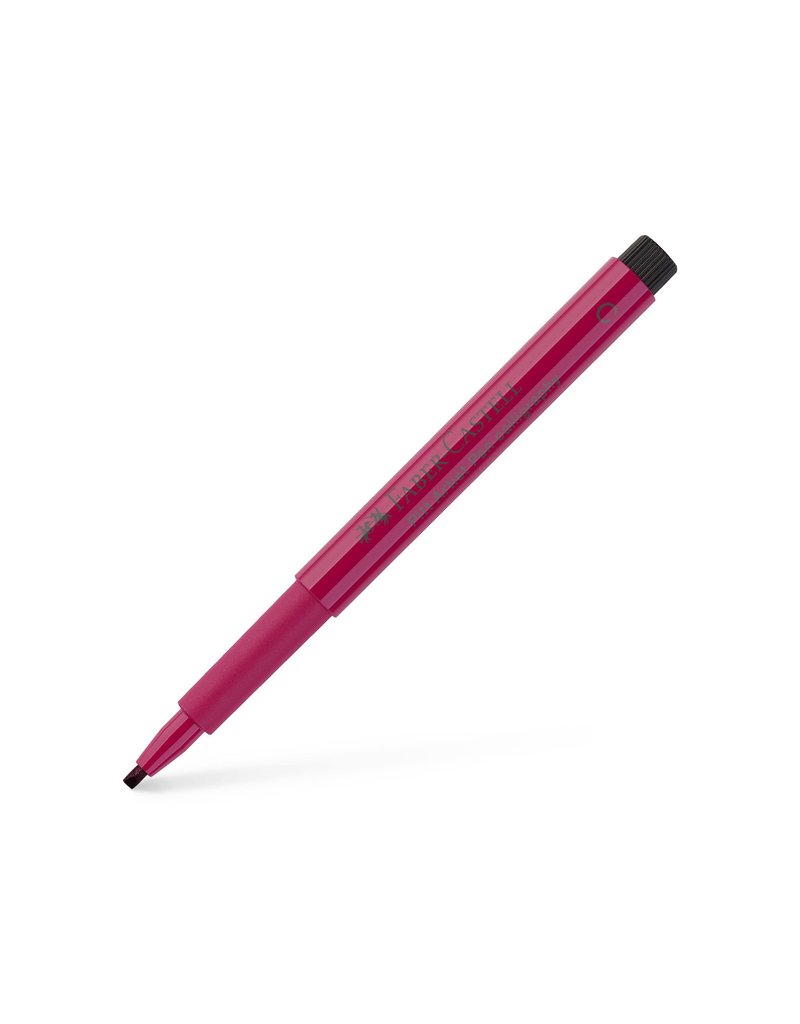 Faber-Castell Art Supplies Pitt Artist Pen - Calligraphy (C) Nib - Pink Carmine (127)