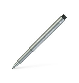 Faber-Castell Art Supplies Pitt Artist Pen - 1.5 mm Bullet Nib - Silver (251)