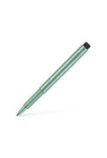 Faber-Castell Art Supplies Pitt Artist Pen - 1.5 mm Bullet Nib - Metallic Green (294)