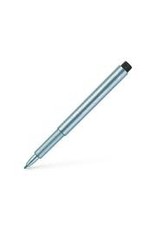 Faber-Castell Art Supplies Pitt Artist Pen - 1.5 mm Bullet Nib - Metallic Blue (292)