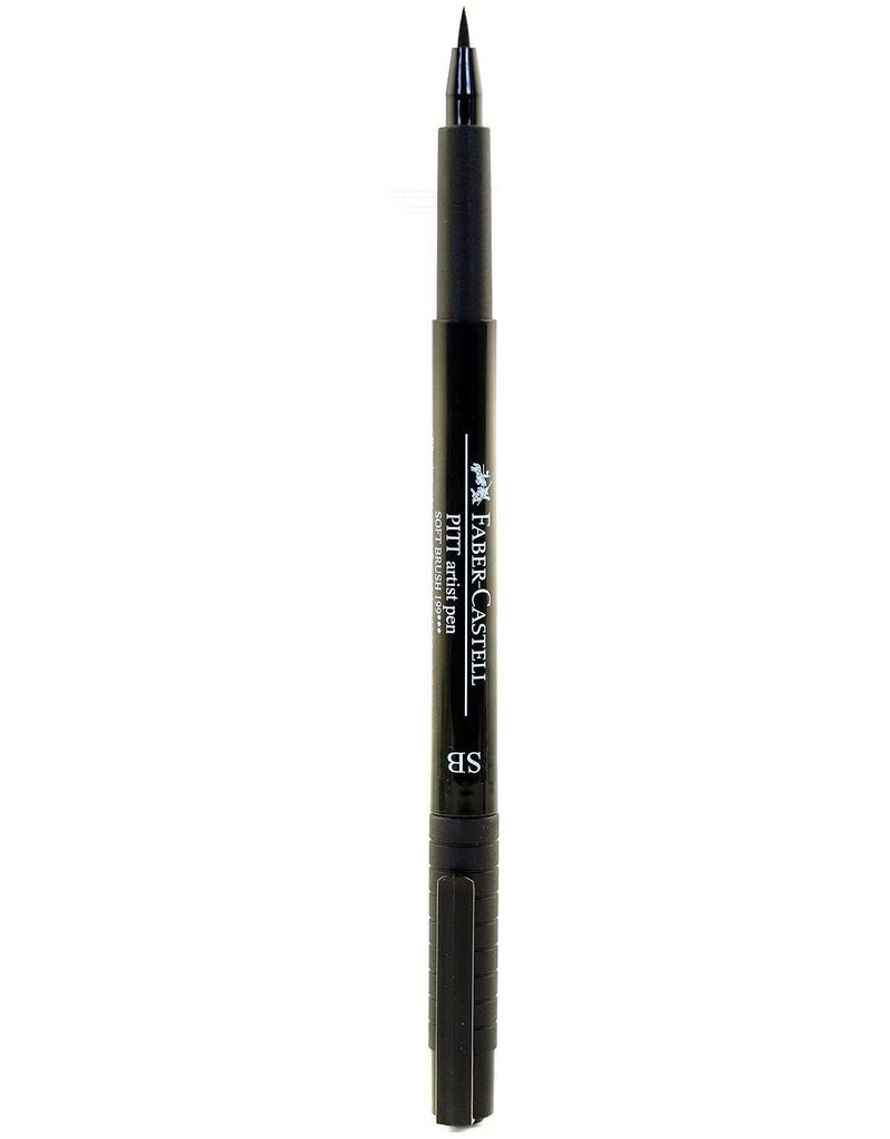 Faber-Castell Art Supplies Pitt Artist Pen - Soft Brush (SB) Nib - Black (199)