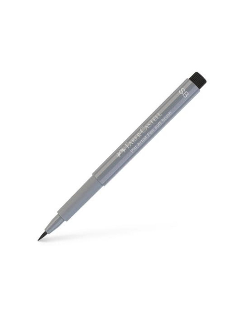 Faber-Castell Art Supplies Pitt Artist Pen - Soft Brush (SB) Nib - Cold Grey III (232)