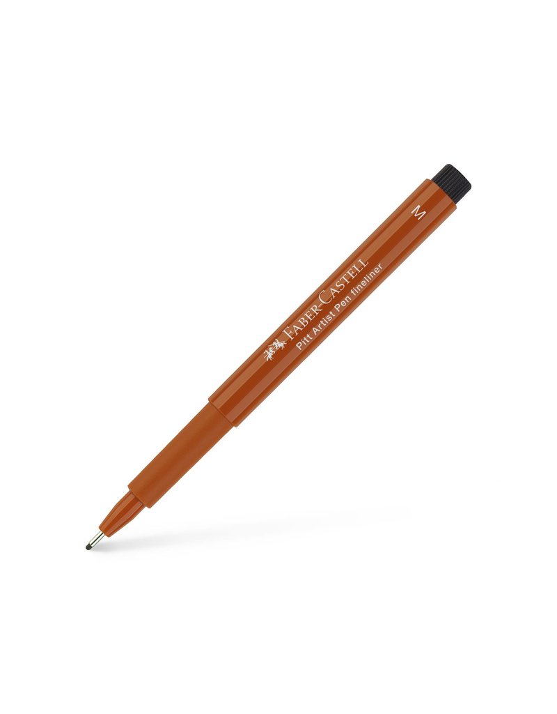 Faber-Castell Art Supplies Pitt Artist Pen - Medium (M) Nib (0.7 mm) - Sanguine (188)