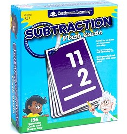 Continuum Games Educational Subtraction Flash Cards
