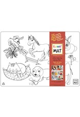 Crestar Limited Art Supplies Funny Mat - Playful Animals