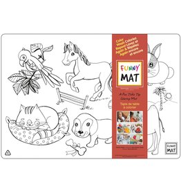 Crestar Limited Art Supplies Funny Mat - Playful Animals