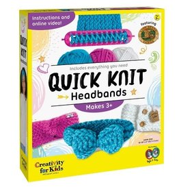 Creativity for Kids Craft Kit Quick Knit Headbands