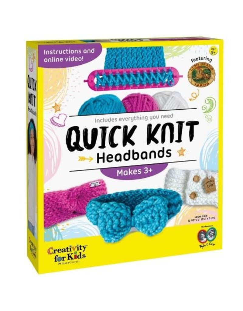 Creativity for Kids Craft Kit Quick Knit Headbands