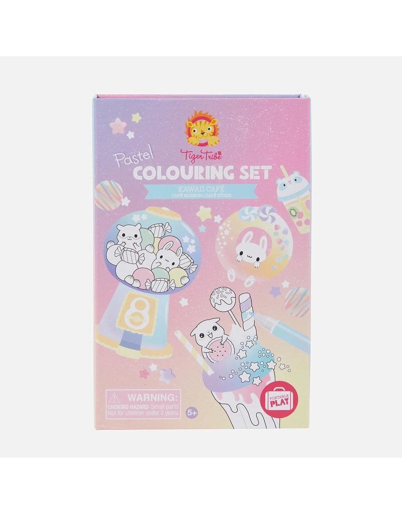 Tiger Tribe Artistic Tiger Tribe Pastel Colouring Set - Kawaii Cafe