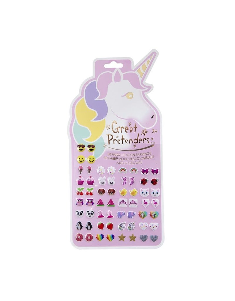 Creative Education (Great Pretenders) Jewelry Unicorn Sticker Earrings