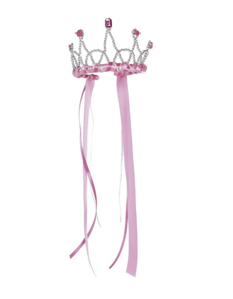 Creative Education (Great Pretenders) Costume Accessories Ribbon Tiara - Light Pink