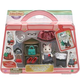 Calico Critters Calico Critters Fashion Playset Town Girl Series Tuxedo Cat