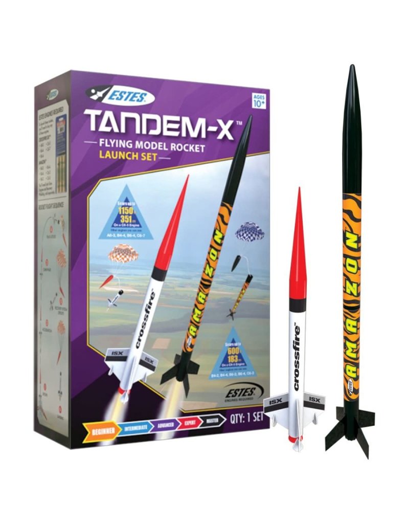 Estes Rockets Hobby Estes Model Rocket Tandem-X