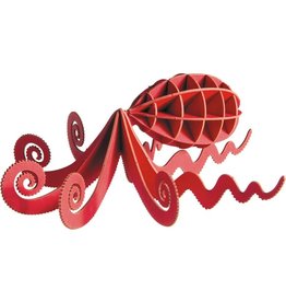 Fridolin Craft 3D Paper Model Octopus