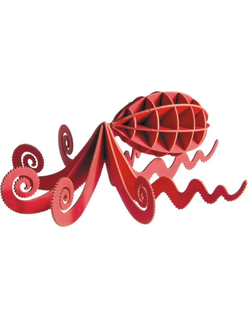 Fridolin Craft 3D Paper Model Octopus