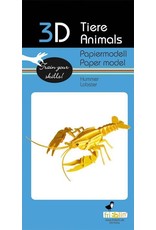 Fridolin Craft 3D Paper Model Lobster