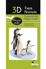 Fridolin Craft 3D Paper Model Penguins