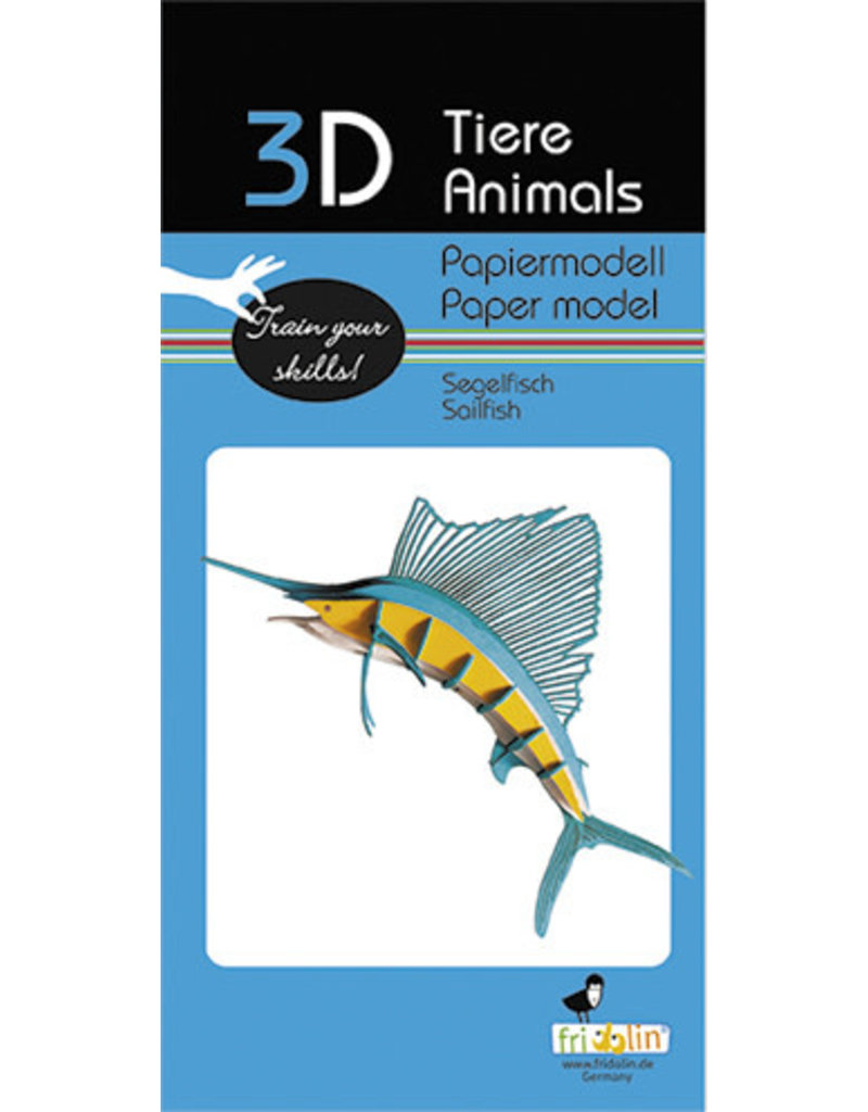 Fridolin Craft 3D Paper Model Sailfish