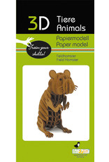 Fridolin Craft 3D Paper Model Field Hamster
