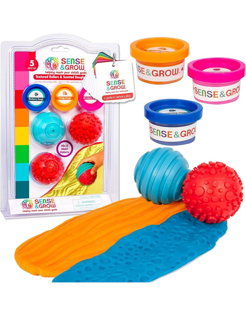 Be Amazing Toys Sense & Grow Textured Rollers & Scented Dough Set