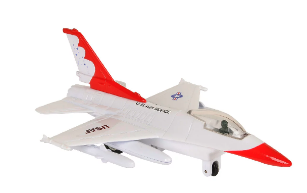 Die-cast Pullback Air Force USAF F-16 Falcon (7.5")