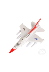 The toy network Die-cast Pullback Air Force USAF F-16 Falcon (7.5")